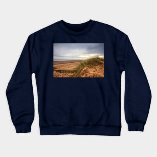 Mablethorpe Sand Dunes, Storm Coming Crewneck Sweatshirt